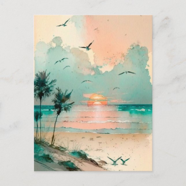 Urlaub Feiertagspostkarte (Vorderseite)