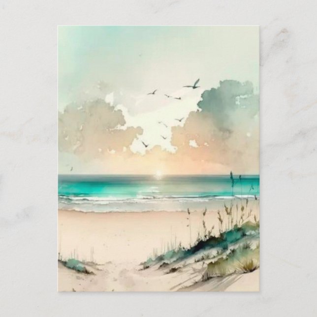 Urlaub Feiertagspostkarte (Vorderseite)