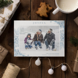 URLAUB FOTO CHRISTMAS   Blues der Wälder Feiertagskarte