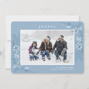 URLAUB FOTO CHRISTMAS   Blues der Wälder Feiertagskarte