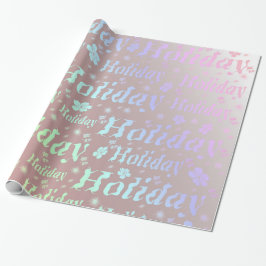 Urlaub, Freizeit, glänzend, Metall, Schrift, Gold, Geschenkpapier