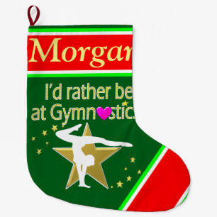 URLAUB FUN PERSONALISIERT GYMNASTICS STRUMPF GROßER WEIHNACHTSSTRUMPF