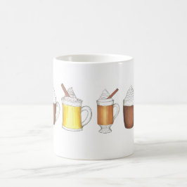 Urlaub Getränke Ei Nacken Buttered Rum Hot Kakao Kaffeetasse