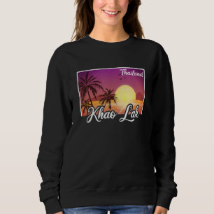 Urlaub im Vintage-Stil Thailand Asien Reise Thai K Sweatshirt