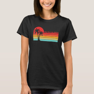 Urlaub im Vintage-Stil Thailand Asien Reise Thai P T-Shirt