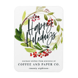 Urlaub in Aquarellblau Magnet