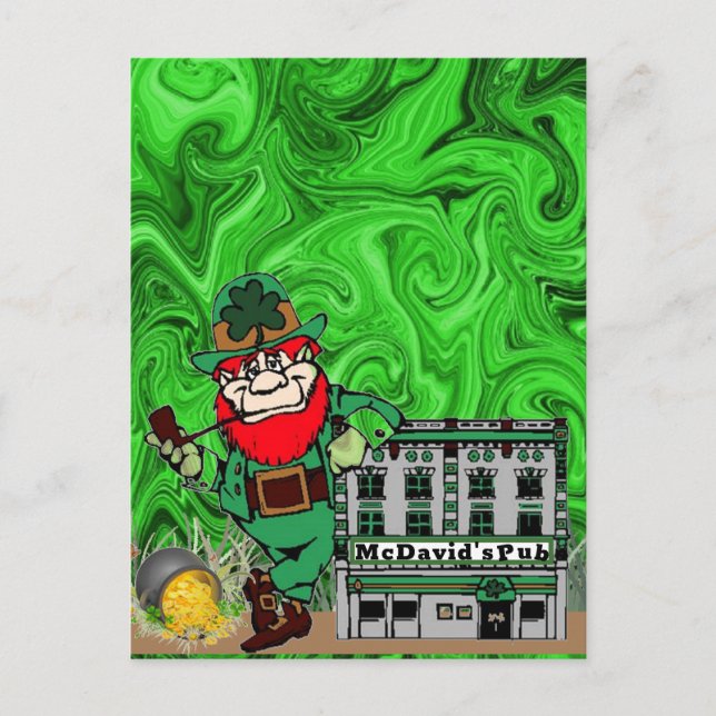 Urlaub in Irland Postkarte (Vorderseite)