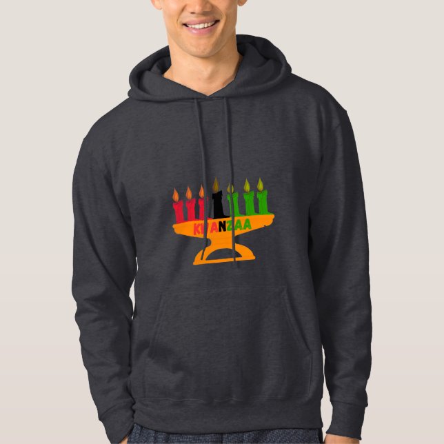 Urlaub in Kwanzaa Hoodie (Vorderseite)