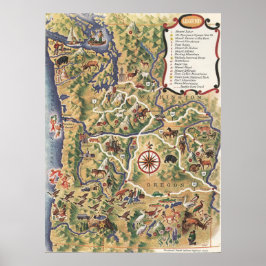 Urlaub in Oregon 1952 Poster