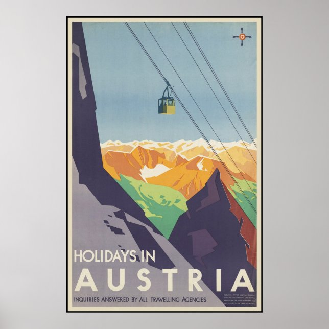 Urlaub in Österreich Poster (Vorne)