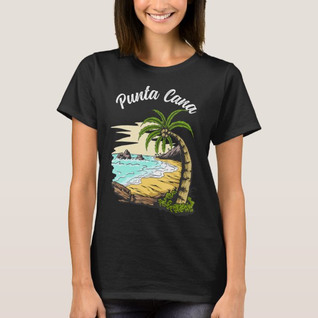 Urlaub in Punta Cana, Souvenirs von Punta Cana Dom T-Shirt (Vorderseite)