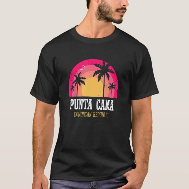 Urlaub in Punta Cana, Souvenirs von Punta Cana Dom T-Shirt (Vorderseite)