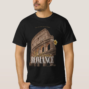 Urlaub in Rom am Colosseum Retro Italien Schwarz T-Shirt