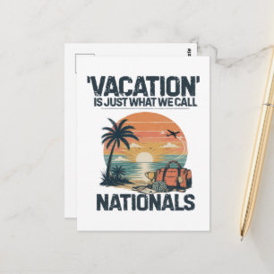 Urlaub ist genau das, was wir die Landesmeistersch Postkarte