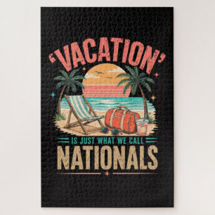 Urlaub ist genau das, was wir Nationals nennen Puzzle