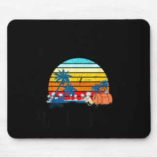Urlaub ist, was wir Reisen ins Ausland Retro nenne Mousepad