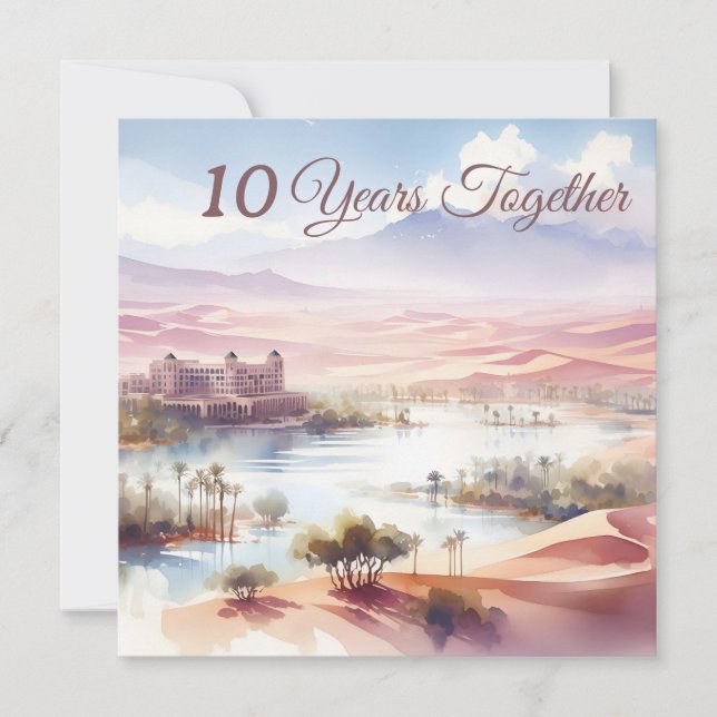 Urlaub Jubiläum Geschenk Exotic Marokko Reise Karte (Vorderseite)