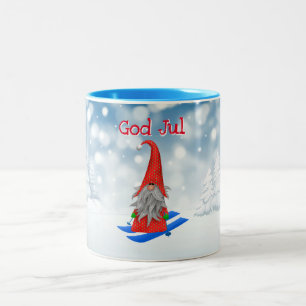 Urlaub Jul Nisse Zweifarbige Tasse