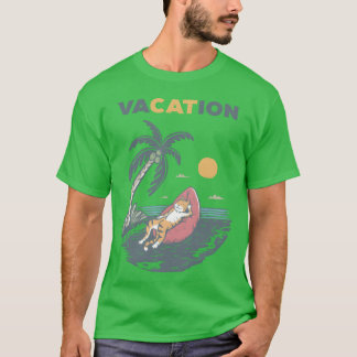 Urlaub Katzenjunge T-Shirt