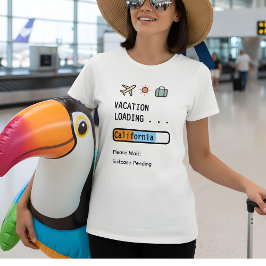 Urlaub lädt… Lustiges Geschenk für Reisende T-Shirt