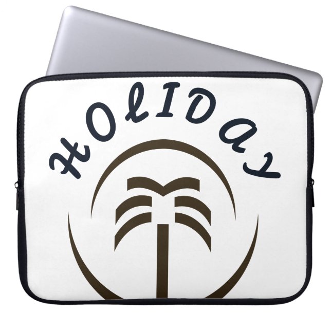 Urlaub Laptopschutzhülle (Vorderseite)