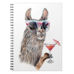 Urlaub Llama Notizblock
