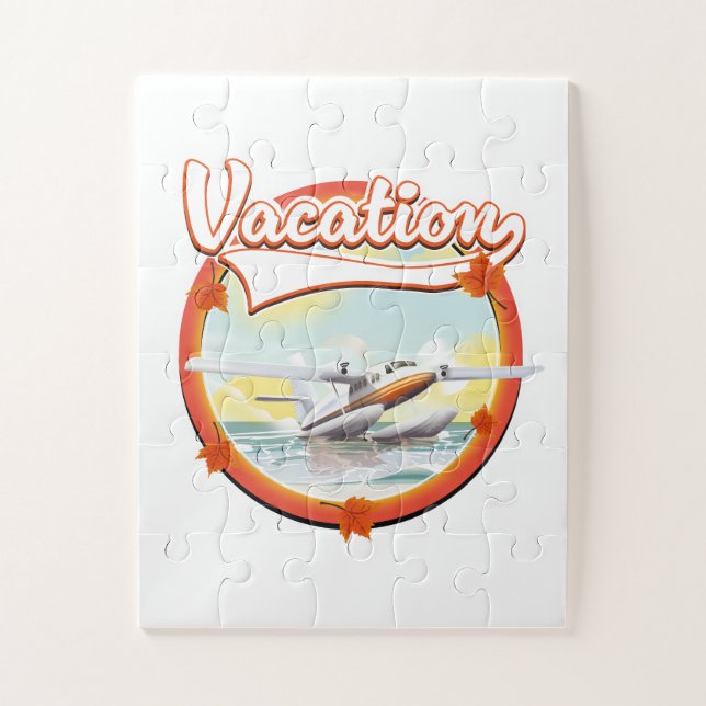 Urlaub Logo Puzzle (Vertikal)