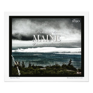 Urlaub, Maine Fotodruck