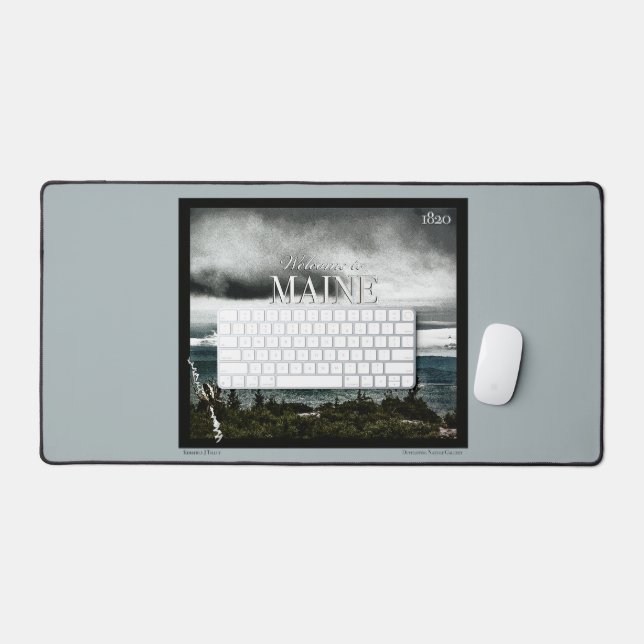 Urlaub, Maine Schreibtischunterlage (Tastatur & Maus)