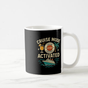 Urlaub mit aktiviertem Kreuzfahrtmodus für Männer Kaffeetasse