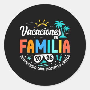 Urlaub Mit Der Familie 2026 Passend Zum Sommer Mex Runder Aufkleber