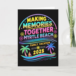 Urlaub Myrtle Beach Familie 2025 Feiertag Sommer M Karte