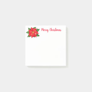 Urlaub Post-it-Notes-Poinsettia Post-it Klebezettel