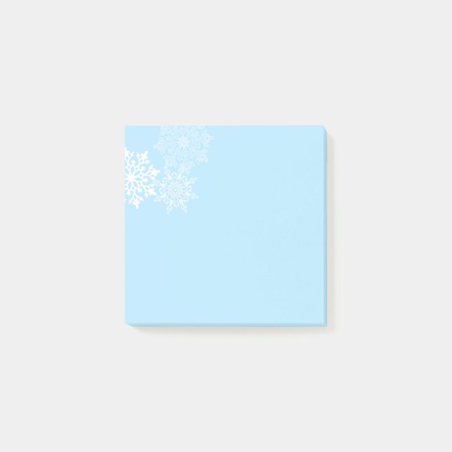 Urlaub Post-it-Notes-Schneeflocken Post-it Klebezettel (Vorderseite)