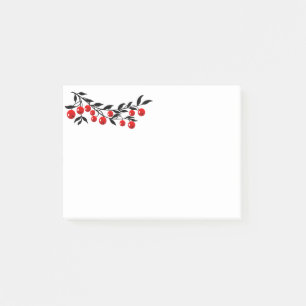 Urlaub Post-it-Notes-Winter Berries Post-it Klebezettel