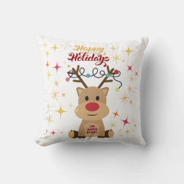 URLAUB REINDEER PILLOW DECOR KISSEN