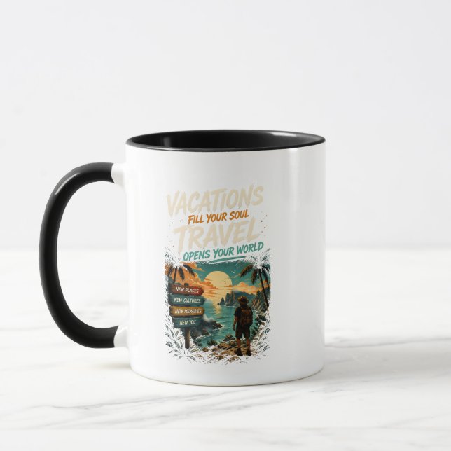 Urlaub & Reisen  Tasse (Links)