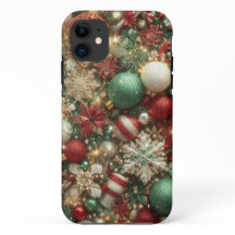 URLAUB ROTE GREEN GOLD SILVER ORNAMENTS