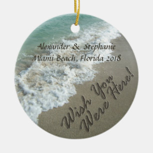 Urlaub Strand Souvenir Weihnachtsdekoration Keramikornament