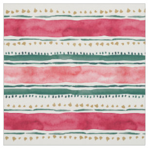 URLAUB STRIPES Boho Weihnachtsgeo Stoff