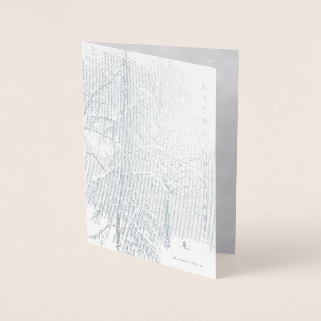 Urlaub und einfache Vergnügungen Folienkarte (Vorderseite)