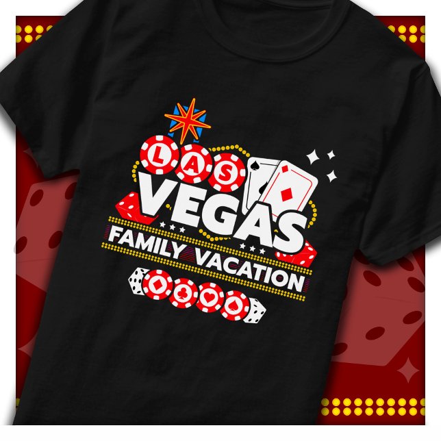 Urlaub Vegas Ausflug Las Vegas Familienurlaub T-Shirt (Von Creator hochgeladen)