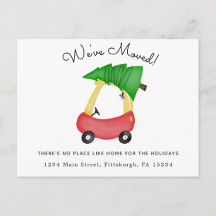 Urlaub Wir haben die neue Zuhause Ankündigung vers Postkarte