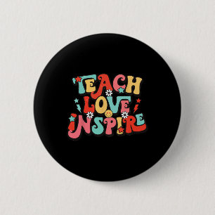 Urlaub zurück zur Schule Liebe Lehrer Inspiriert Button