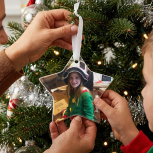 Urlaubsfoto-Akzent Personalisieren Ornament
