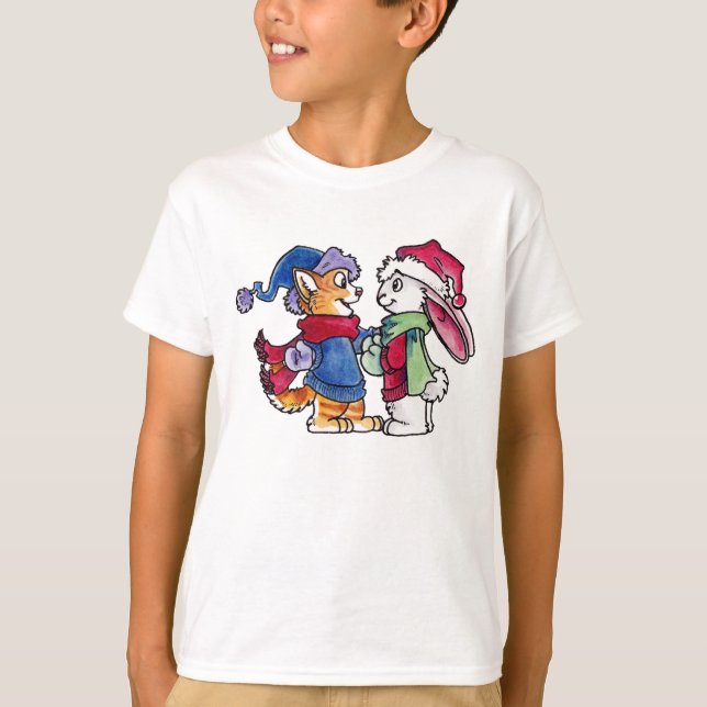 Urlaubsfreunde T-Shirt (Vorderseite)