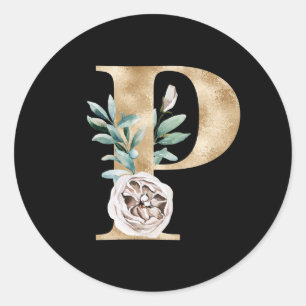 Urlaubsinitiative P Runder Aufkleber