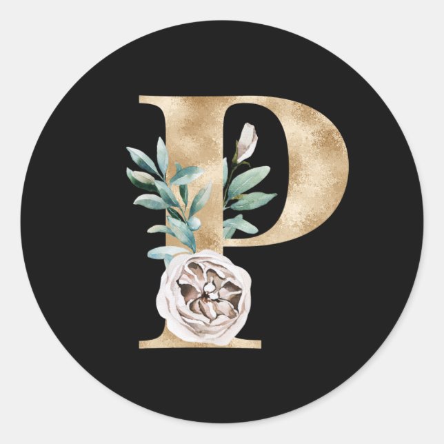 Urlaubsinitiative P Runder Aufkleber (Vorderseite)