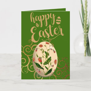Urlaubskarte für Ostern Feiertagskarte