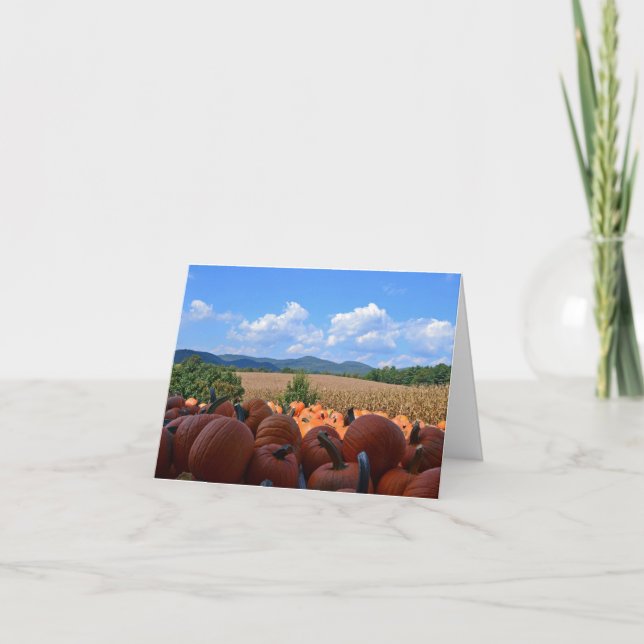 Urlaubskarte - Glückliches Erntedankfest Karte (Vorderseite)